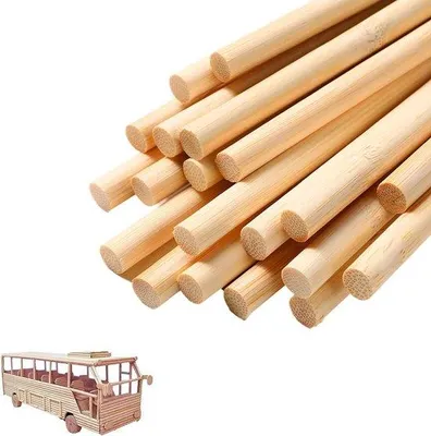 Immagine prodotto di Bastoncini di bambù da 20 cm, 30 pezzi, legno naturale, fai da te