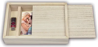Produktbild von ZEP Box für USB-Stick und Fotos 13 x 18 cm, Holz, CX7557