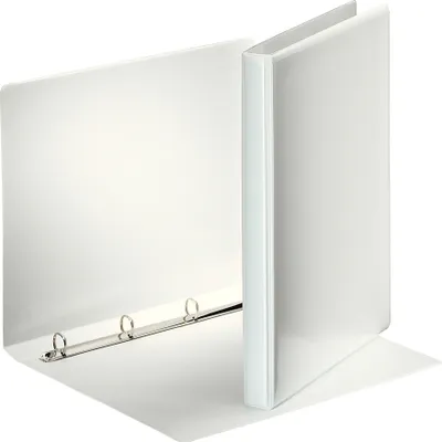 Produktbild von Präsentationsringbuch A4 4 Ringe 16mm weiß Packung mit 10 Stück