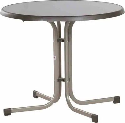 Image de Tables pliantes rondes Sieger Boulevard en tube d'acier/Mecalit Pro