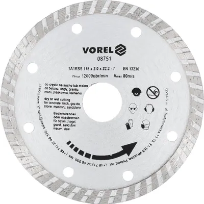 Immagine prodotto di Disco diamantato da taglio 115x22,2 mm