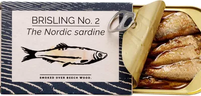 Produktbild von FANGST BRISLING No. 2: Nordische Sardine geräuchert in Rapsöl aus Dänemark