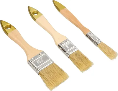 Produktbild von KOTARBAU® Universal-Pinsel-Set 3-TLG. 180mm zum Malen mit Allen Farben Lacken