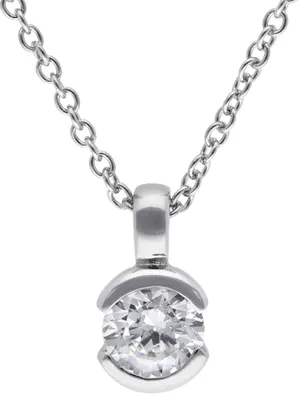 trendor 15142 Damen-Halskette 925 Silber rhodiniert Zirkonia-Collier 1
