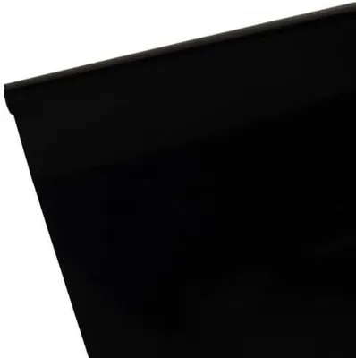 Productafbeelding van Strijkfolie Dekkend - Strijkpapier Zwart - Hobby Projecten - Niet Transparant - 100 cm - Zwart