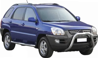 Image de Pare-buffle Avant pour Kia Sportage 2004-2008 76 mm en Acier Gris