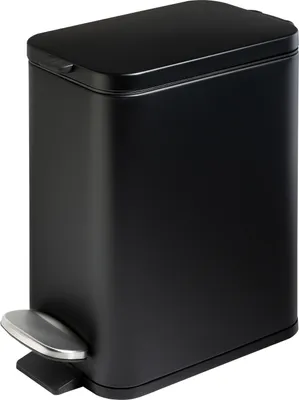 Produktbild von Kosmetikeimer - Schwarz - 5 Liter - Edelstahl - mit Kunststoffeinsatz