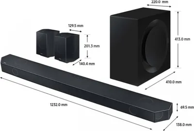 Produktbild von Samsung HW-Q990C 11.1.4 Kanal Soundbar Q990C (2023) Q990