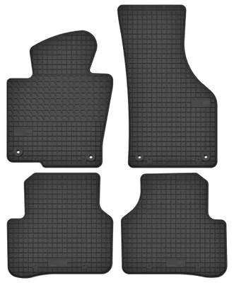 Produktbild von Gummimatten Fußmatten Schwarz für Volkswagen Passat B6 2005-2010 Set 4-tlg