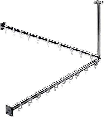 Zdjęcie produktu dla Zestaw zasłon prysznicowych EMCO System 2 1000 mm chrom