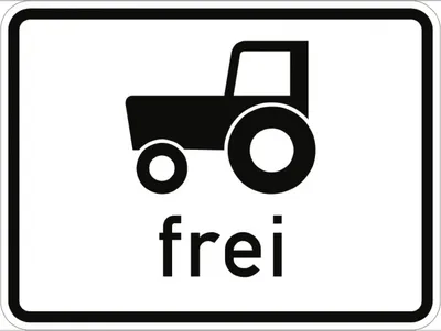 Produktbild von Verkehrsschild VZ1024-17, Kraftfahrzeuge und Züge, die nicht ..., Alu, RA2, 6...
