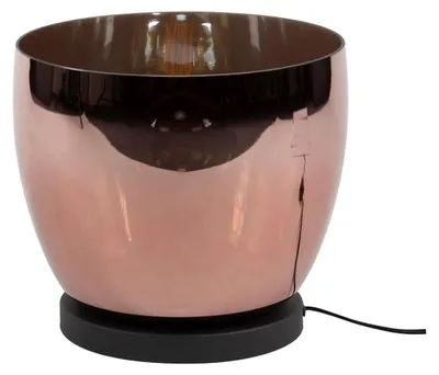 Productafbeelding van FURNLUX Vloerlamp, koper en zwart, 29 cm / Hoofdkleur: bruin / Afmetingen: 29 x 27 x 29 cm