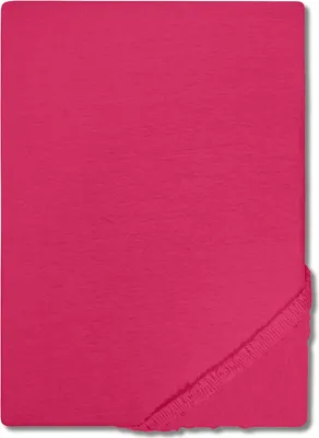 Produktbild von Setex Feinbiber Spannbettlaken pink 90 x 200 cm