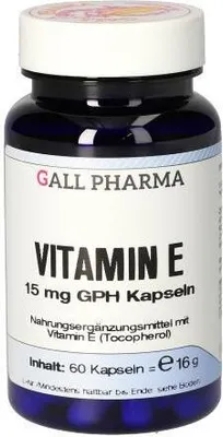 Produktbild von GALL PHARMA Vitamin E 15 mg GPH Kapseln, 60 St. Kapseln