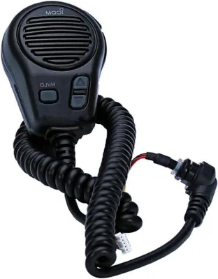 Productafbeelding van Handmicrofoon - Communicatie Microfoon - Radiocommunicatie - Standaard Model - 23 x 8 x 5 cm - Zwart