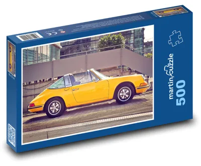 Produktbild von Puzzle 500 Gelbes Porsche Cabriolet - martinpuzzle
