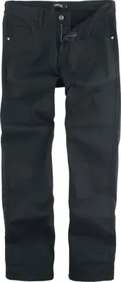 Produktbild von Gothicana by EMP Herren Schwarze Jeans W34L34
