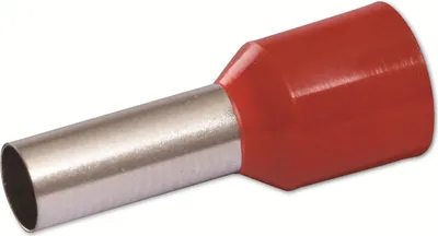 Produktbild von Końcówka kablowa QUADRIOS, 22C432, 10 mm², czerwona, częściowo izolowana, 100 szt.