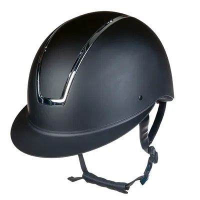 Produktbild von HKM Reithelm Lady Shield schwarz/ shiny silver M=55-57 cm