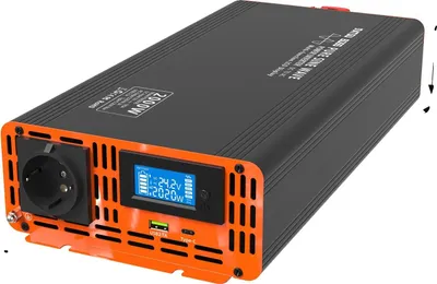 Produktbild von Reiner Sinuswellenwechselrichter, Effizienz über 90%, Duale Spannungsausgabe, PSW-24V 2000W