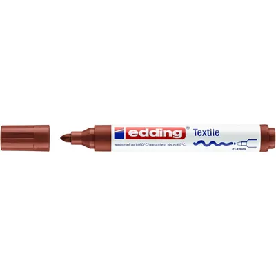 Produktbild von Edding 4500, Braun, Rundspitze, Braun, Weiß, Polypropylen (PP), Medium, 2 mm