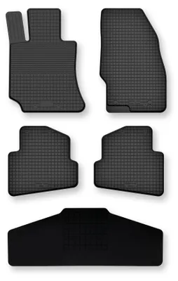 Image de Tapis de sol en caoutchouc + tunnel pour Lexus RX V 2022- (SUV) – 5 pièces, noirs, semi-universel, adapté