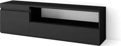 Produktbild von TV-Schrank, Lowboard, 150x35x45cm, Für TV-Geräte bis zu 65", Fernsehtisch, Schwarz