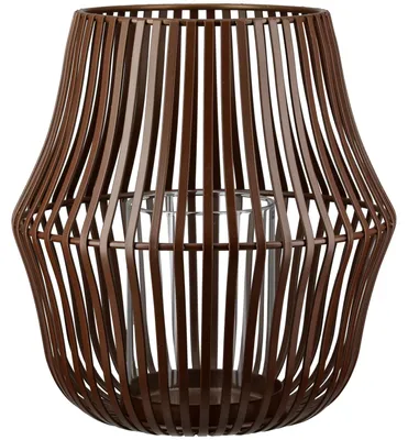 Zdjęcie produktu dla Lampion "Bologna", metal, ciemnobrązowy, zestaw 4 sztuk, wysokość 21,5 cm, średnica 19,5 cm, numer artykułu: 69889, kod kreskowy: 4063387698891