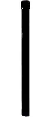 Produktbild von Renoplast R50 Aluminium Fallrohr 200cm DN 40mm Schwarz halbrunde, Regenrinne Dachentwässerung Blechkantprofile, Balkon-Steckrinne, Rinne für Dach