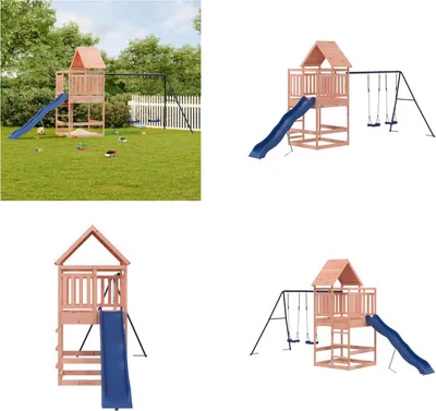 Produktbild von vidaXL Spielturm Massivholz Douglasie - Spielplatz - Spielplätze - Garten Spielplatz - Outdoor Spielplatz