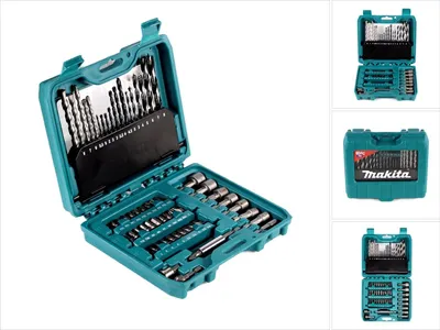 Produktbild von Makita MAKITA Bohrer- und Bit-Set P-90358 - 60-teilig