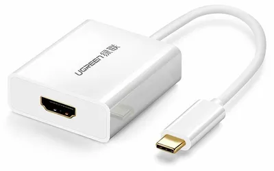 Image de Ugreen adaptateur USB type C (mâle) vers HDMI (femelle) Convertisseur blanc