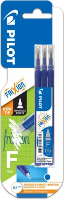 Immagine prodotto di Pilot Refill per pennarello indelebile Frixion Point blu 3 pz.