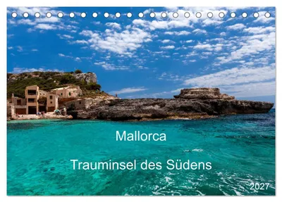 Produktbild von Mallorca - Trauminsel des Südens (Tischkalender 2027 DIN A5 quer), CALVENDO Monatskalender
