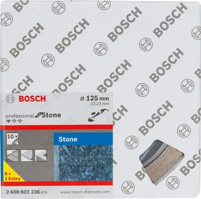 Produktbild von Diamanttrennscheibe Standard for Stone, 125 x 22,23 x 1,6 x 10 mm, 10er-Pack