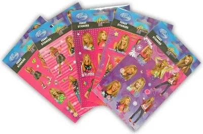 Obrázek produktu pro Nálepka Hannah Montana od společnosti Derform, 1 kus, motiv náhodný