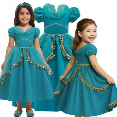 Produktbild von Hopki Jasmina Arabische Prinzessin Kostüm Mädchen 134/140