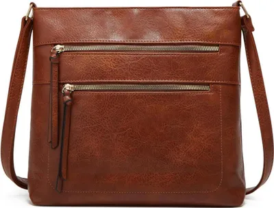 Image de dobsechs Femme Sac à bandoulière en cuir PU, Crossbody avec plusieurs poches