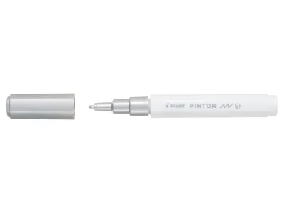 Produktbild von PILOT PINTOR Kreativmarker - Marker-Stift, Fein 0.7mm, Farbe Silber