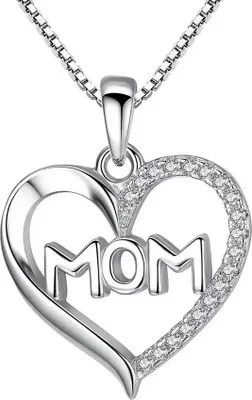 Produktbild von Mom Heart Halskette - Silber für Damen KP28757