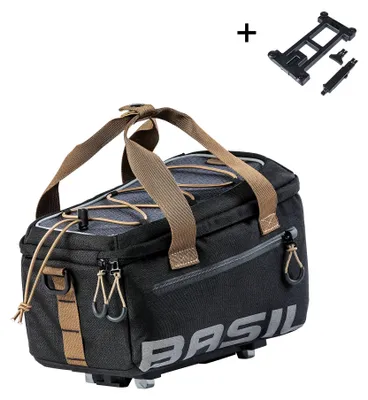 Basil Miles Gepäckträgertasche MIK-System - Black-Slate