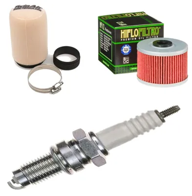 Image de Kit d'entretien pour Polaris Outlaw 500 2WD 2006-2007 : filtre à air, filtre à huile, bougie d'allumage de pamoto - Neuf