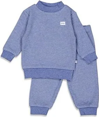 Produktbild von Feetje Waffel Pyjama - Blue Melange - Gr. 56 | Feetje