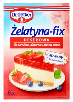 Obrázok produktu pre Dr. Oetker Želatína na dezerty 60 g
