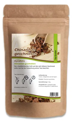 Produktbild von Mynatura Chinarinde geschnitten – ab 100g Beutel