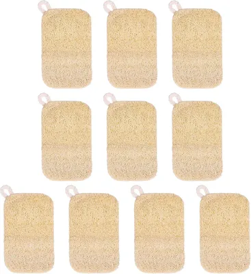 Produktbild von 30 Stück Luffa Schwamm, Naturschwämme für Geschirr, Badeschwamm Luffa-Geschirrspülschwamm für Die Küche, Kompostierbare Natürliche Luffa-Schwämme