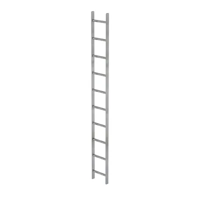 Produktbild von MUNK Schachtleiter Stahl verzinkt 300mm breit 10 Sprossen 2,80m lang