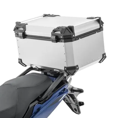 Produktbild von Motorrad Alu Top Case Bagtecs XB65 Aluminium Universal 65 Liter silber