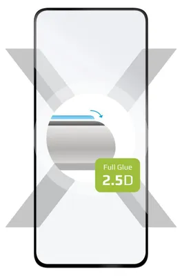 Zdjęcie produktu dla Szkło hartowane dla Infinix Hot 40 / 40 Pro, Fixed Full Cover 2.5D Tempered Glass, z czarną ramką)