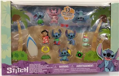 Zdjęcie produktu dla Minifigurki Lilo & Stitch 8-pak Zestaw figurek Stitch Deluxe 7 cm